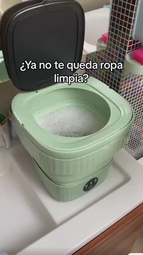 Mini Lavadora Plegable, Portátil