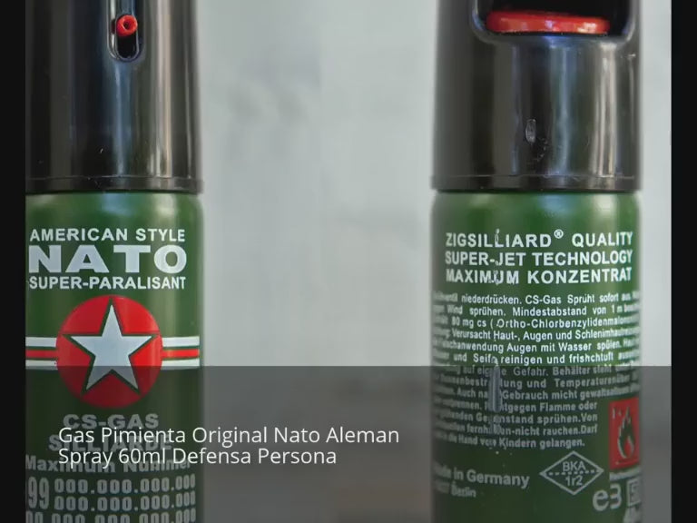 GÁS PIMIENTA 60ML DEFENSA PESSOAL